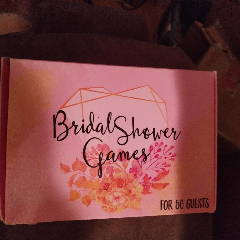Bridal Shower Games Wedding Shower Games Set of 5 Activities for 50 Guests Bonus